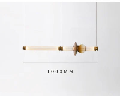 Suspension LED nordique en verre de luxe