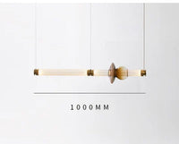 Suspension LED nordique en verre de luxe