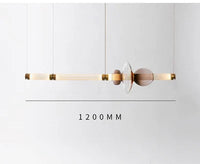 Suspension LED nordique en verre de luxe