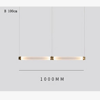 Suspension LED nordique en verre de luxe