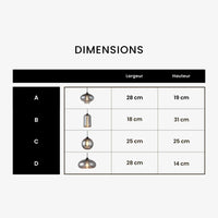 Suspension LED en verre design avec ampoule industrielle | Marco Lucetti