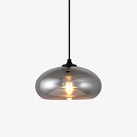Suspension LED en verre design avec ampoule industrielle | Marco Lucetti D - 28 x 14cm