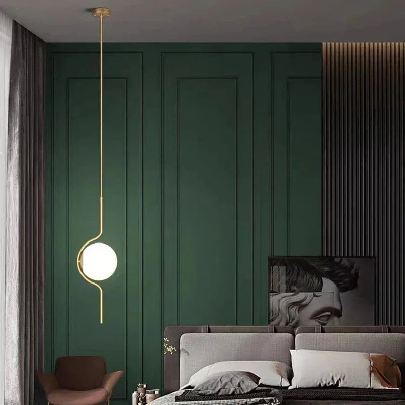 Suspension LED en verre design contemporain - Luminaire décoratif haut de gamme | Marco Lucetti