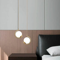 Suspension LED en verre design contemporain - Luminaire décoratif haut de gamme | Marco Lucetti