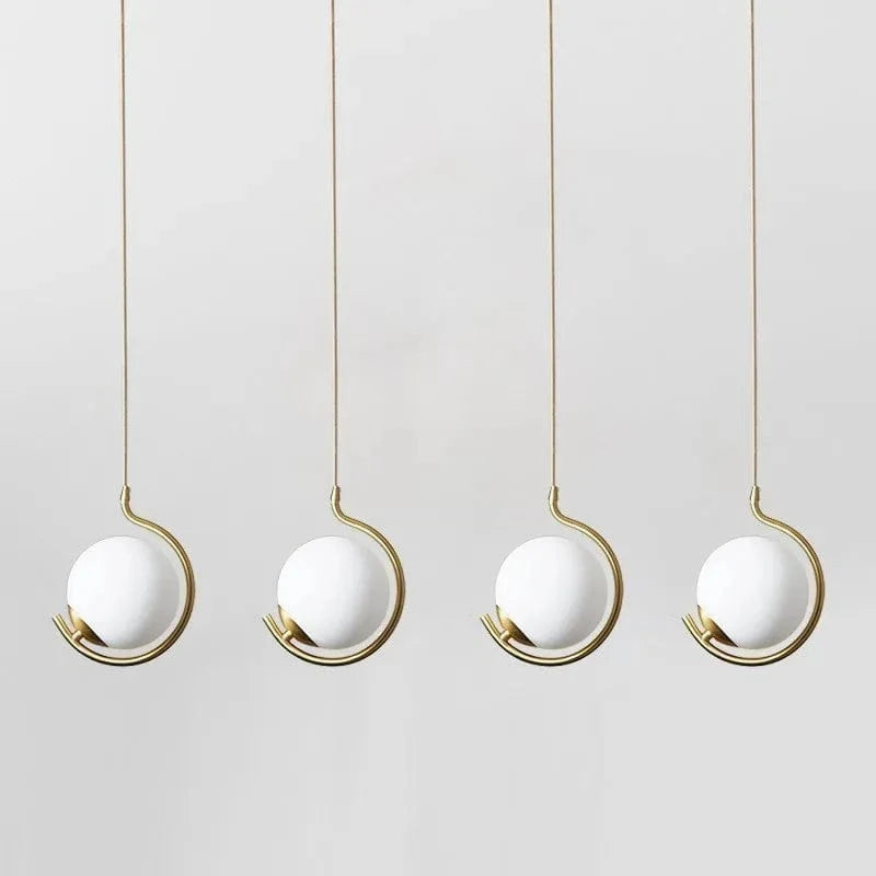 Suspension LED en verre design contemporain - Luminaire décoratif haut de gamme | Marco Lucetti