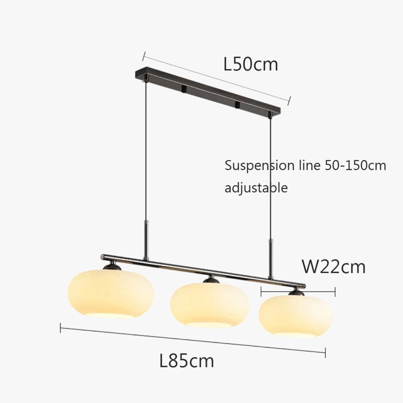 Suspension LED en verre - Design Nordique Moderne Décoratif | Marco Lucetti