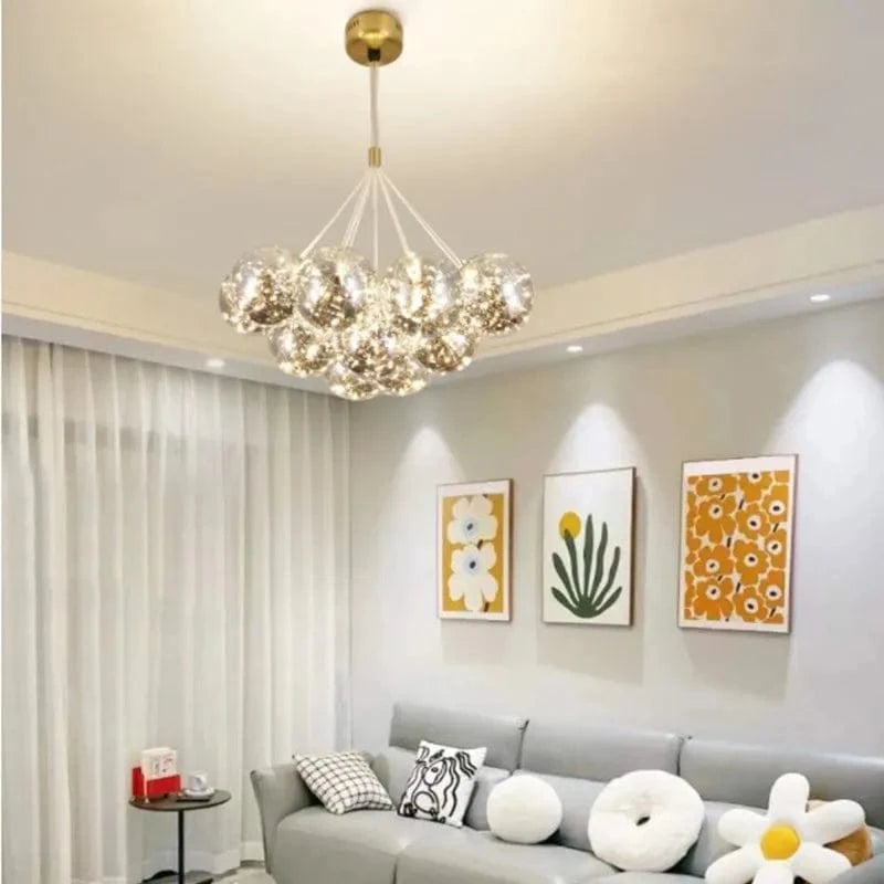 Suspension LED en verre design Nordique Moderne | Marco Lucetti