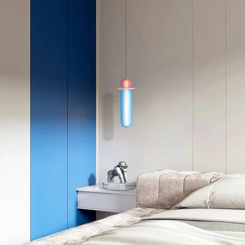 Suspension LED en verre fumé Glow | Marco Lucetti