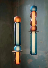 Suspension LED en verre fumé Glow | Marco Lucetti