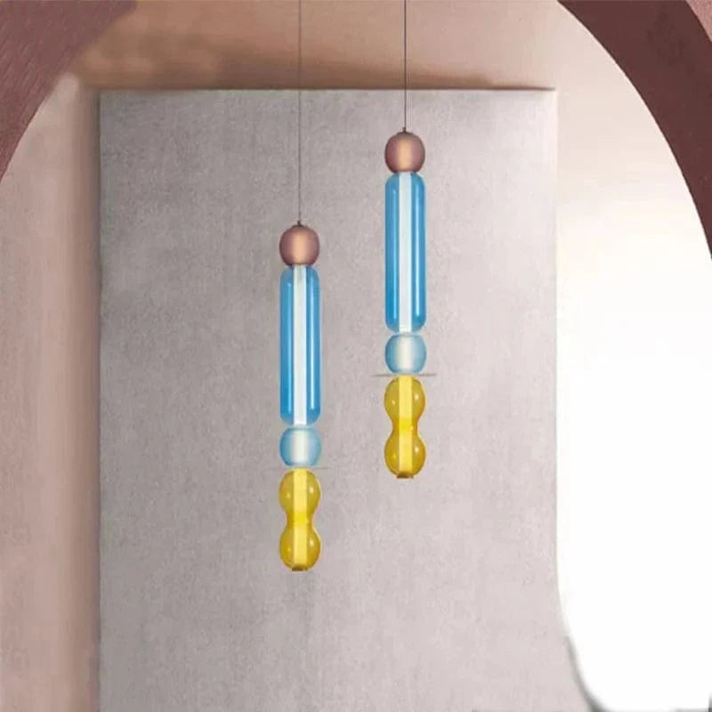 Suspension LED en verre fumé Glow | Marco Lucetti