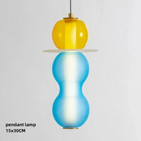 Suspension LED en verre fumé Glow | Marco Lucetti Suspension D / Lumière chaude