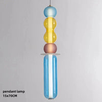 Suspension LED en verre fumé Glow | Marco Lucetti Suspension E / Lumière chaude