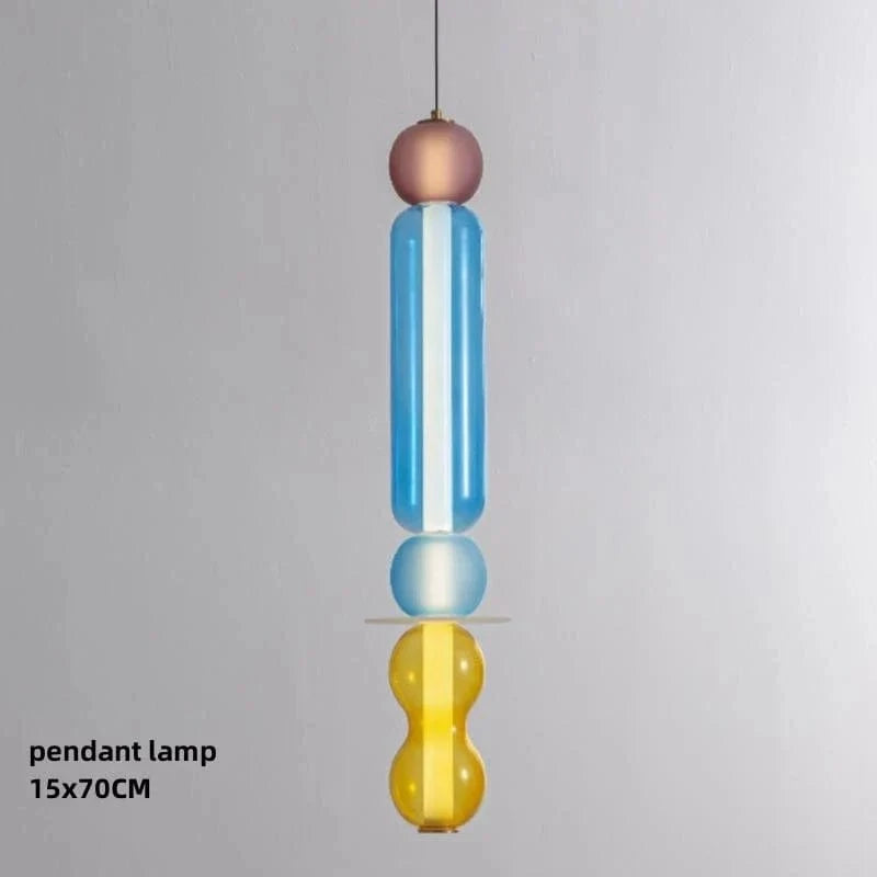 Suspension LED en verre fumé Glow | Marco Lucetti Suspension F / Lumière chaude