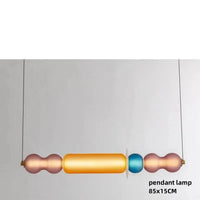 Suspension LED en verre fumé Glow | Marco Lucetti Suspension H / Lumière chaude