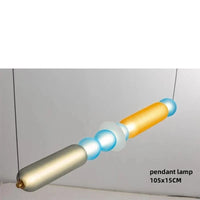 Suspension LED en verre fumé Glow | Marco Lucetti Suspension I / Lumière chaude