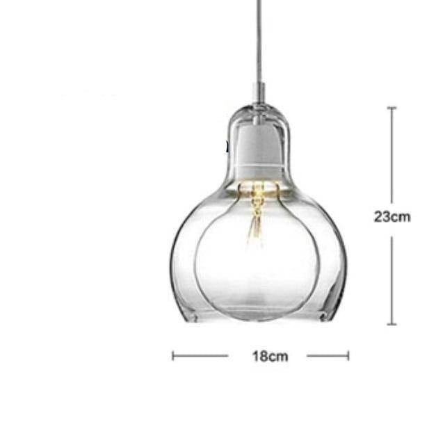 Suspension LED en verre Loft Design | Marco Lucetti