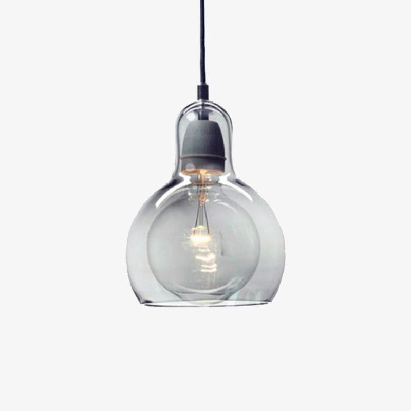 Suspension LED en verre Loft Design | Marco Lucetti Gris / S