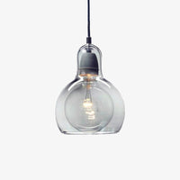 Suspension LED en verre Loft Design | Marco Lucetti Gris / S