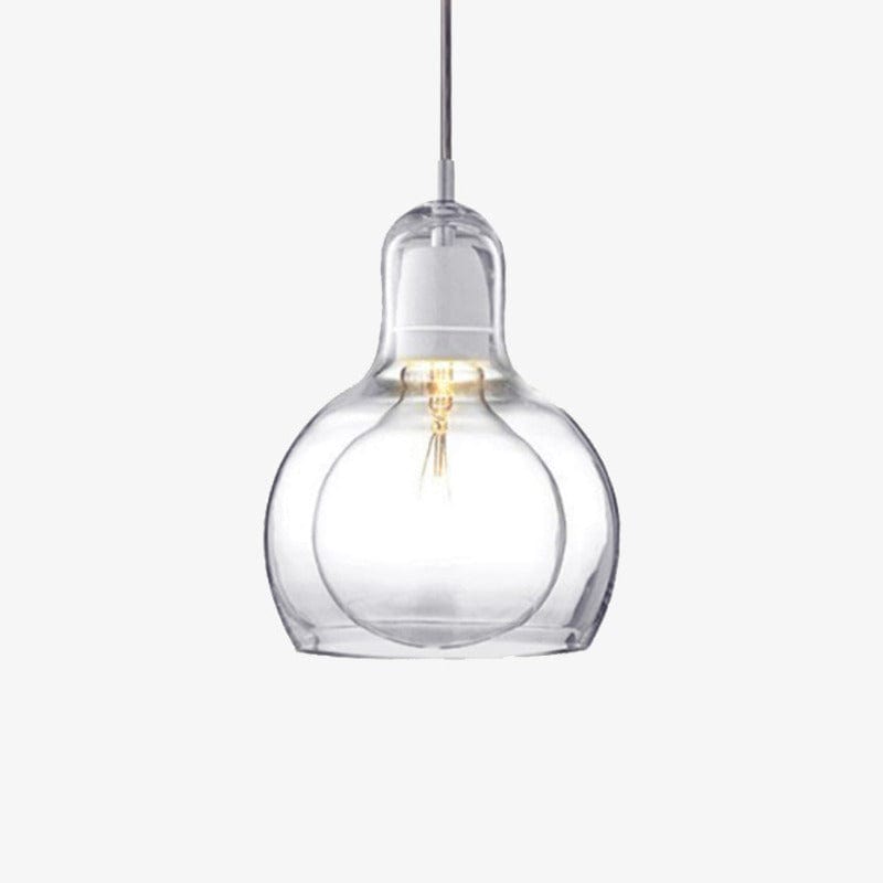 Suspension LED en verre Loft Design | Marco Lucetti Transparent / S