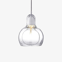 Suspension LED en verre Loft Design | Marco Lucetti Transparent / S