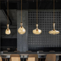 Suspension LED en Verre - Luminaire Décoratif Idéal pour Bars | Marco Lucetti