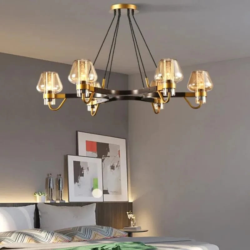 Suspension LED en verre moderniste | Marco Lucetti