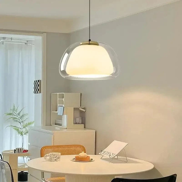 Suspension LED en verre Nordic minimaliste décoratif | Marco Lucetti