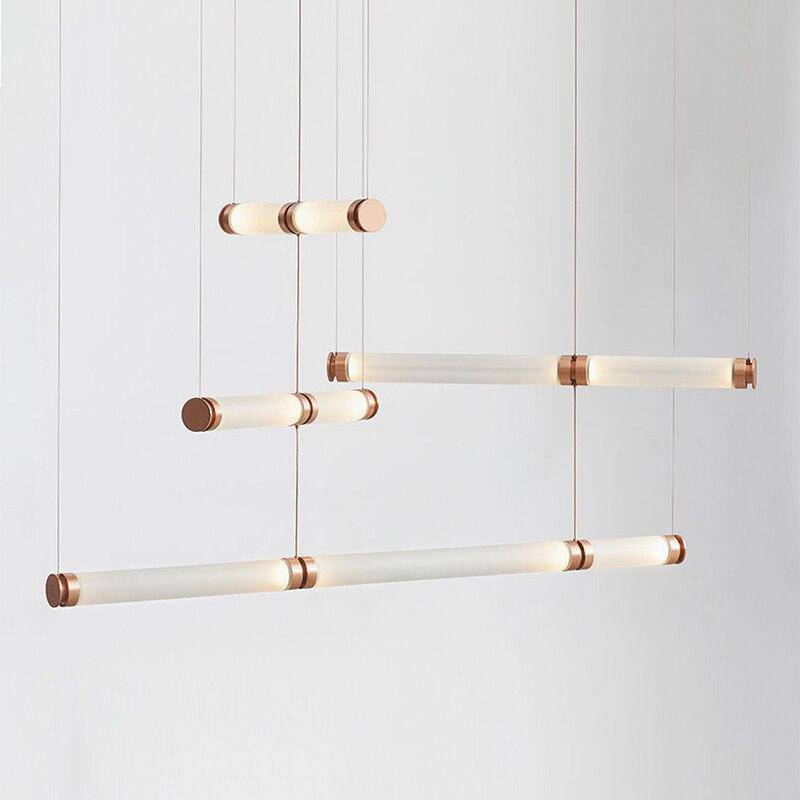 Suspension LED en verre ovale Luxury | Marco Lucetti