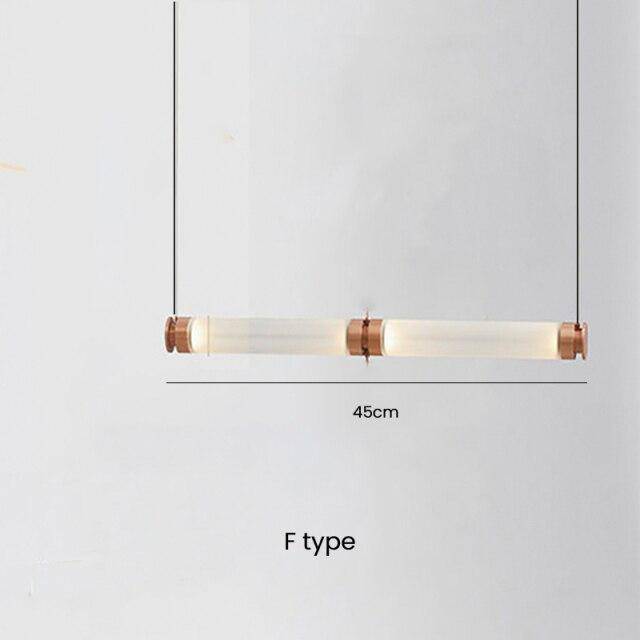 Suspension LED en verre ovale Luxury | Marco Lucetti B / 45cm