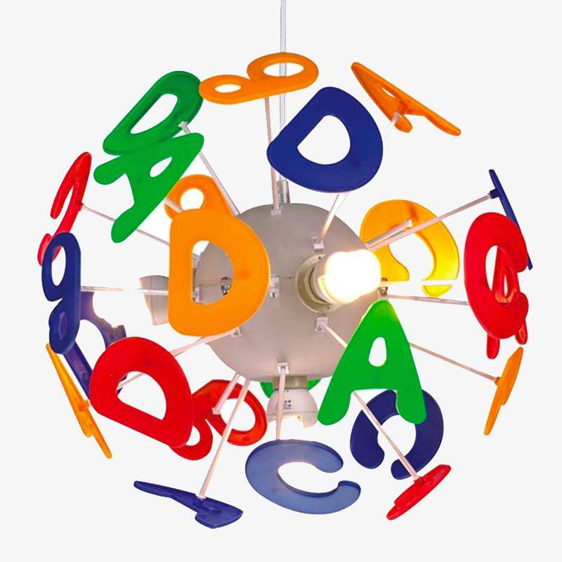 Suspension LED enfant "Alphabright" | Marco Lucetti