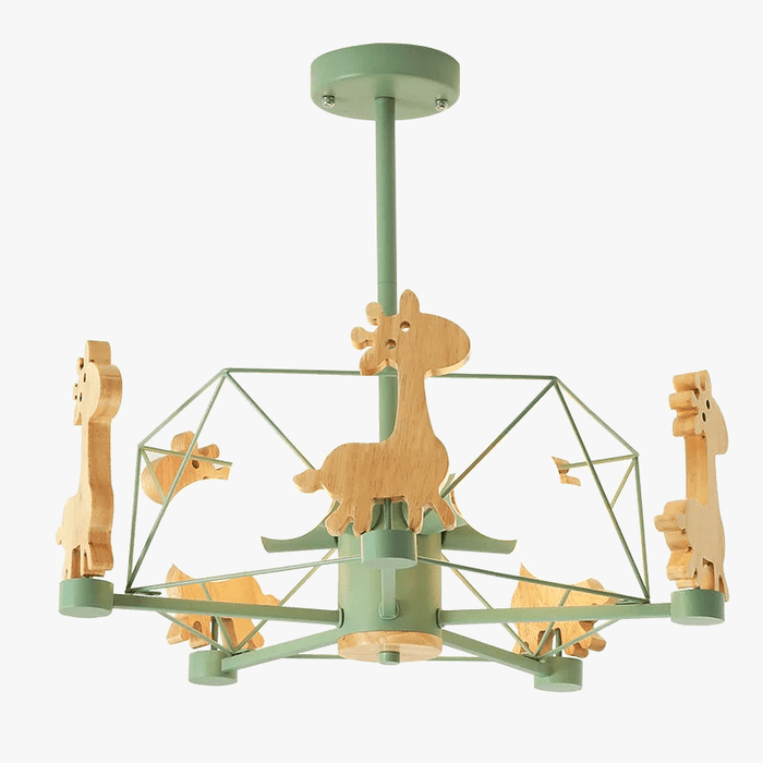 Suspension LED Étoile Bois Diamond | Marco Lucetti