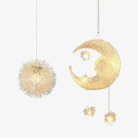 Suspension LED étoile et lune MoonLight | Marco Lucetti