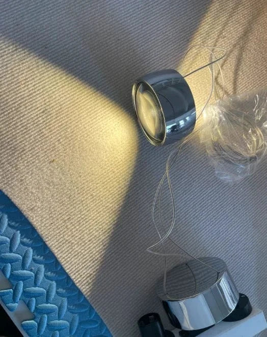 Suspension LED exclusive Royale | Marco Lucetti Chrome / Sans capteur / 10W | Lumière chaude