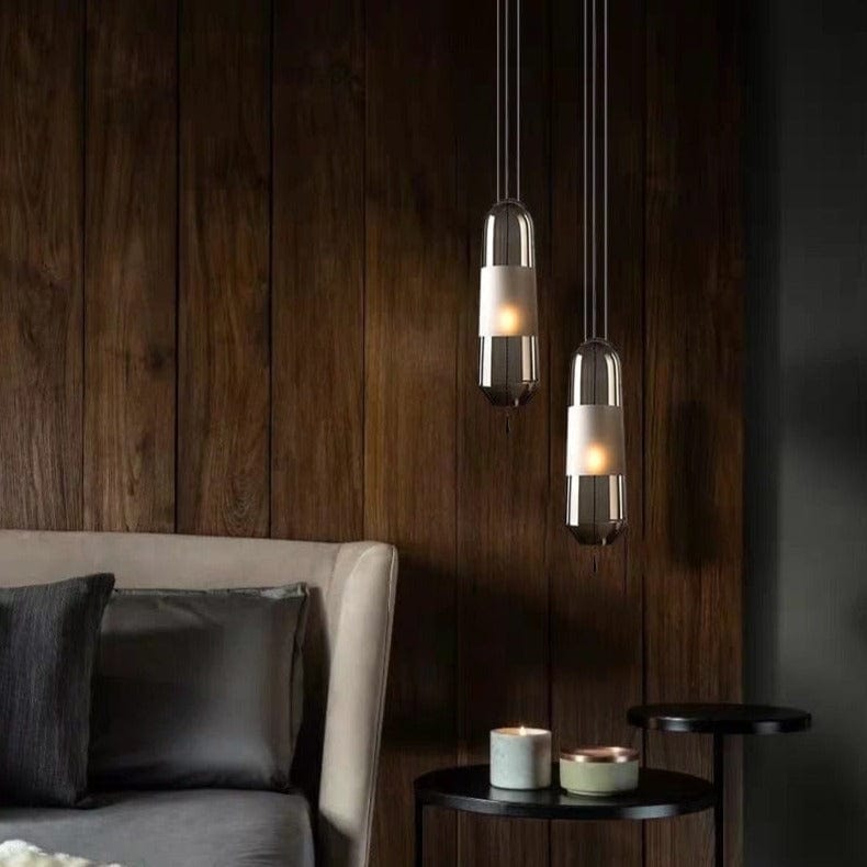Suspension LED Favia en verre design | Marco Lucetti