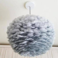 Suspension LED Fleur Romantique | Marco Lucetti Gris / 30cm