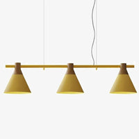 Suspension LED Gallina Cone | Marco Lucetti Jaune