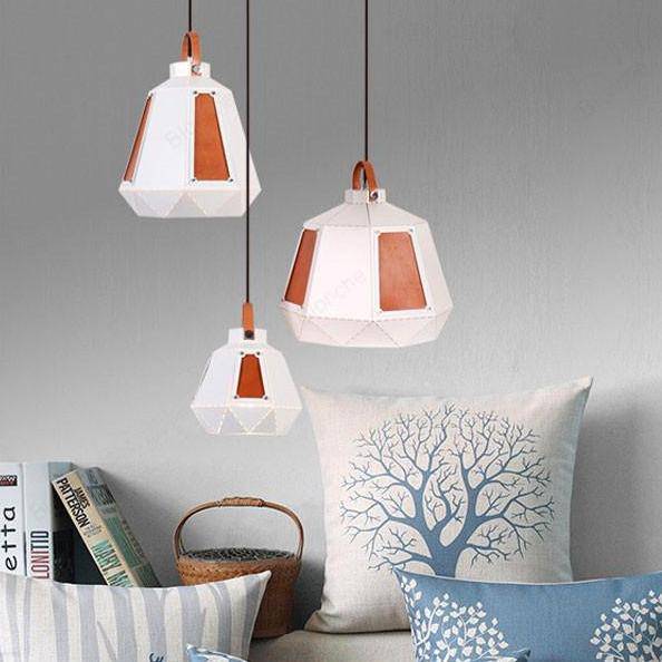 Suspension LED géométrique en métal fumé Glow | Marco Lucetti