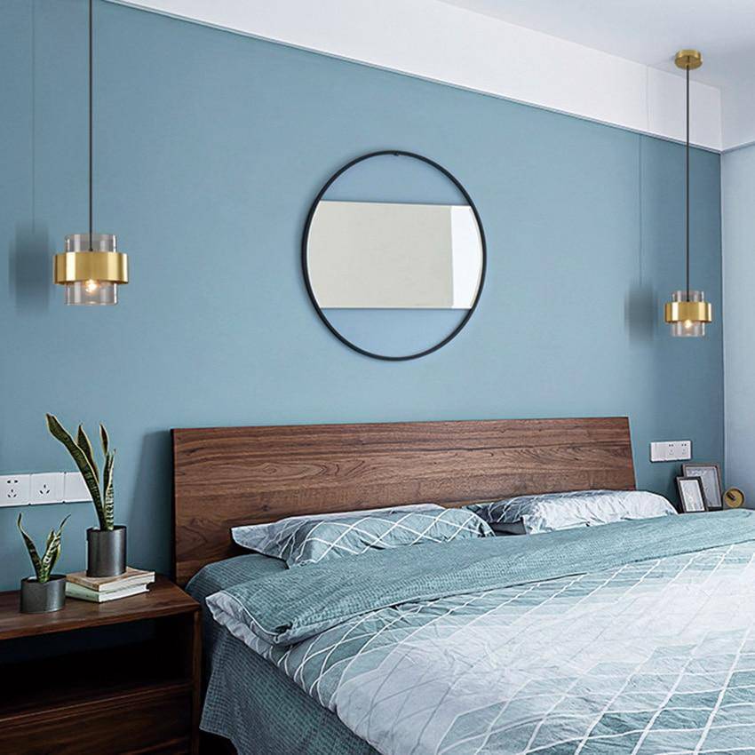 Suspension LED Glamour en Verre et Métal Doré | Marco Lucetti