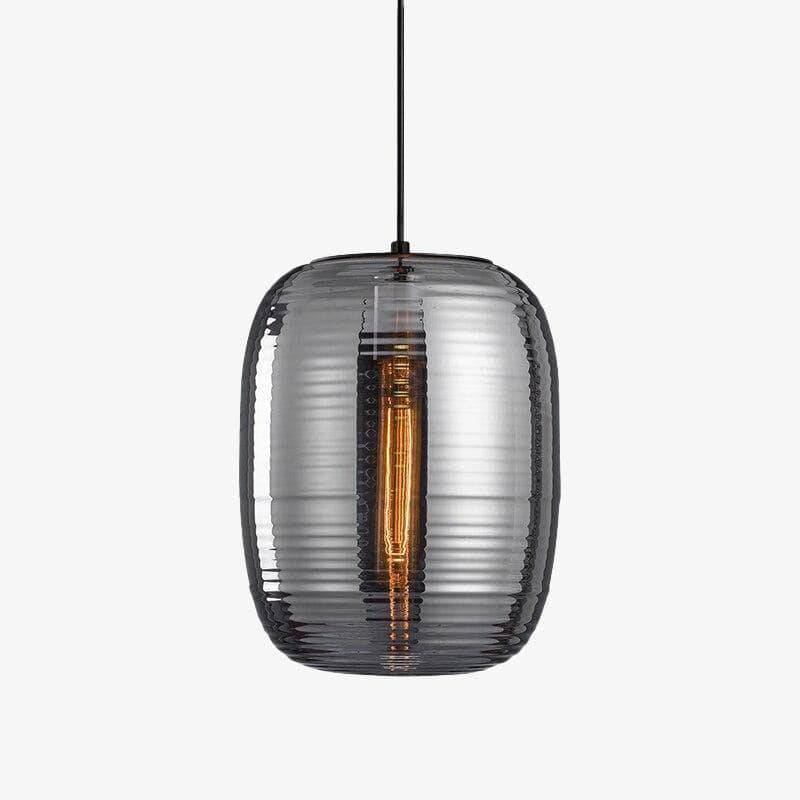 Suspension LED Glass Stripe Loft | Marco Lucetti Gris fumé