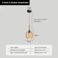 Suspension LED Globe Design Moderne pour Restaurant et Bar | Marco Lucetti A / Sans ampoule