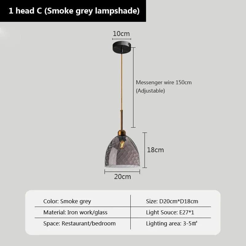 Suspension LED Globe Design Moderne pour Restaurant et Bar | Marco Lucetti E / Sans ampoule