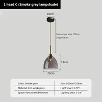 Suspension LED Globe Design Moderne pour Restaurant et Bar | Marco Lucetti E / Sans ampoule