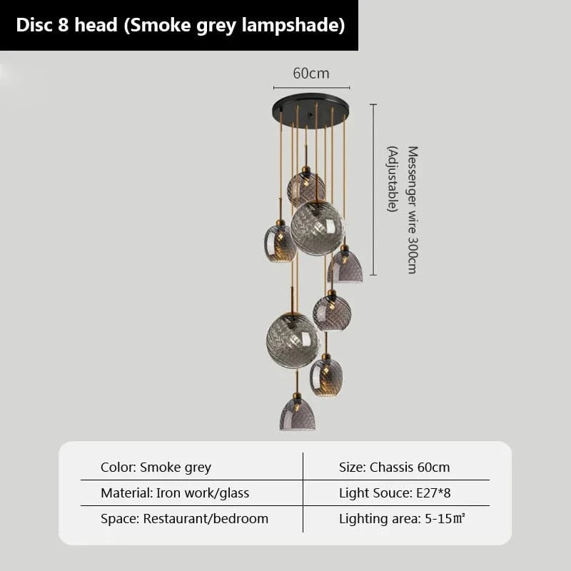 Suspension LED Globe Design Moderne pour Restaurant et Bar | Marco Lucetti Ô / Sans ampoule