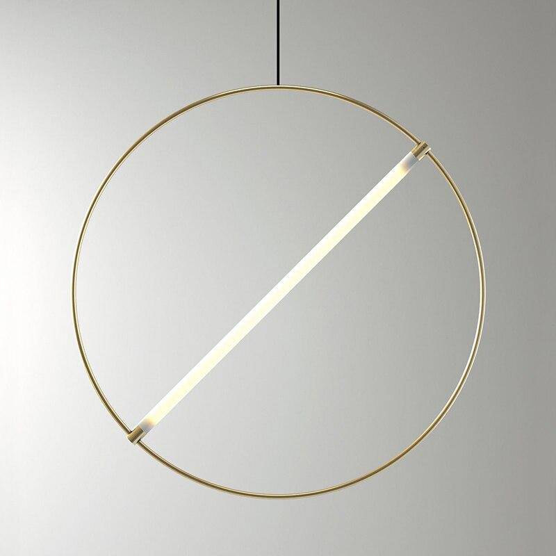 Suspension LED Gold Circle - Creative Lighting | Marco Lucetti