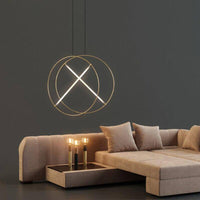 Suspension LED Gold Circle - Creative Lighting | Marco Lucetti
