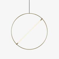 Suspension LED Gold Circle - Creative Lighting | Marco Lucetti