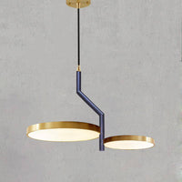 Suspension LED Gold Circle Creative. | Marco Lucetti