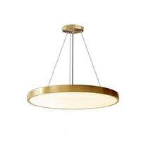 Suspension LED Gold Circle Creative. | Marco Lucetti