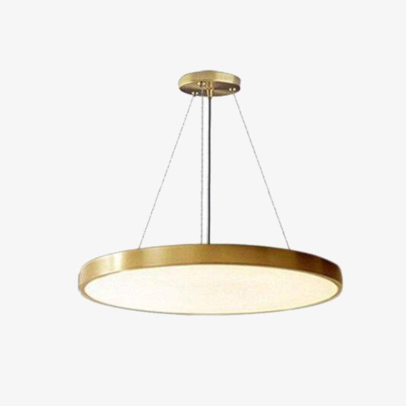 Suspension LED Gold Circle Creative. | Marco Lucetti