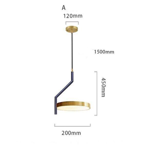 Suspension LED Gold Circle Creative. | Marco Lucetti A